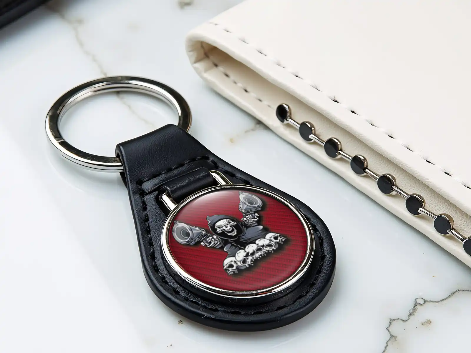 Picture Keychain Glossy Leather Racing S Touch 